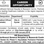 Northwest General Hospital & Research Centre Peshawar Jobs 2019 for Medical Officers (Female)