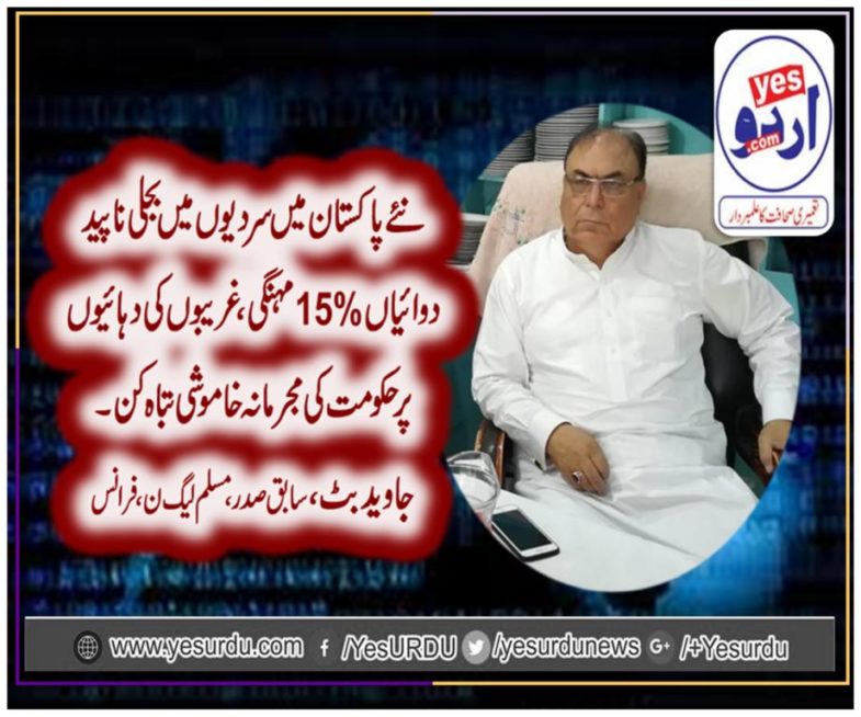 javed butt, ex-president, pmln, france