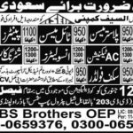 500+ DAE, Technicians and Technical Jobs in Saudi Arabia for Pakistani Nationals