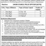 World Health Organization (WHO) Jobs 2019 for UC Polio Officers (Multiple Cities)