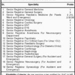 Jinnah Hospital Lahore Jobs 2019 for 33+ Registrars (Walk-in Interviews)