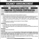 PTV Jobs 2019 for Managing Director / MD