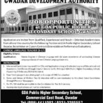Gwadar Development Authority Jobs 2019 for Chinese Language Teacher