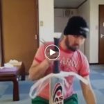 Easy way to put grip on bat !