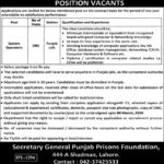 Punjab Prisons Foundation Jobs 2019 for 6+ IT / System Operators