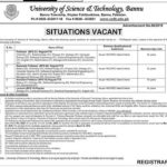 University of Science & Technology Bannu Jobs 2019 for Teaching Faculty