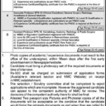 Nowshera Medical College Jobs 2019 for Teaching Faculty