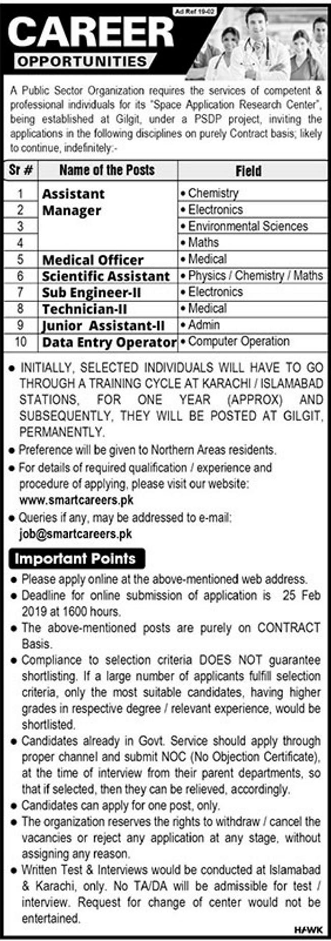 Public Sector Organization Jobs 2019 for DEO, Admin, Medical, Engineering & Other Posts