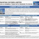 Pakistan Oxygen Ltd Jobs 2019 for Accounts, Engineering, Regional Sales Manager and Learning/Development Manager