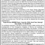 Balochistan Integrated Water Resource M&D Project Jobs 2019 for Consultant / Financial Management Specialist