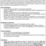 DHA Suffa University Jobs 2019 for Vice Chancellor