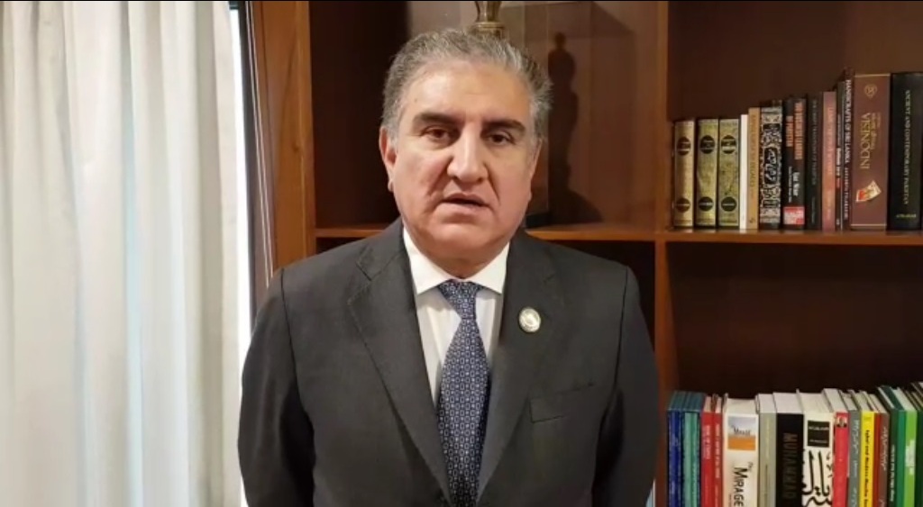 Foreign Minister Makhdoom Shah Mehmood Qureshi's important conversation with media