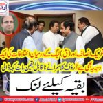 There is also a reason for the differences between the Tehreek-e-Insaf (Q) and the League