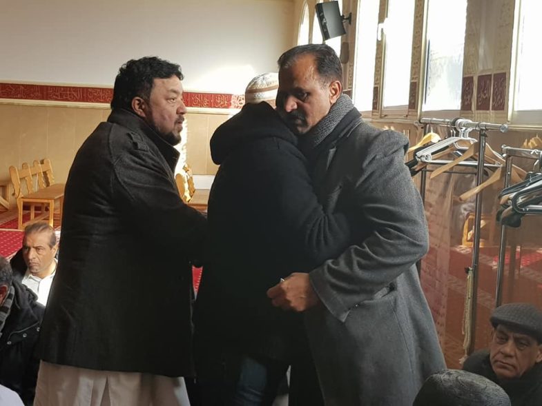 raja zaheer's, mother, died, in, paris, funeral, prayer, performed, at, cultural, centre, paris, france