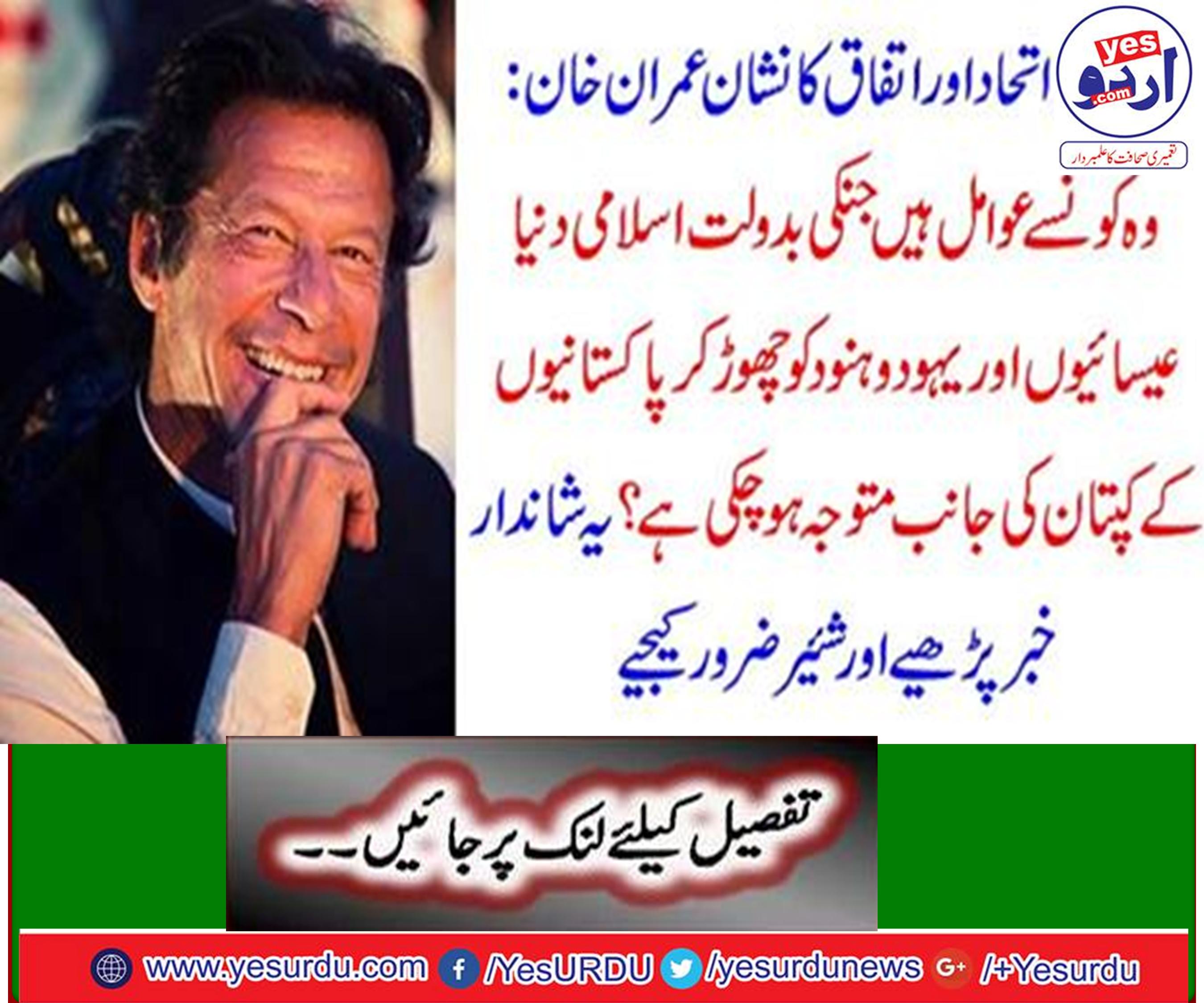 Islamic unity and consensus mark Imran Khan