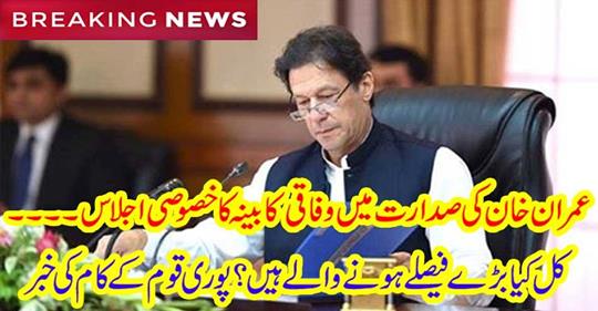 federal, cabinet, meeting, under, Prime Minister, Imran Khan, carry on