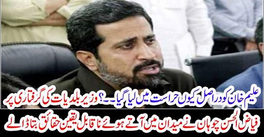 why, aleem khan, was, arrested, minister, information, spreader, the, facts, behind, arrest, of, minister, local, govt