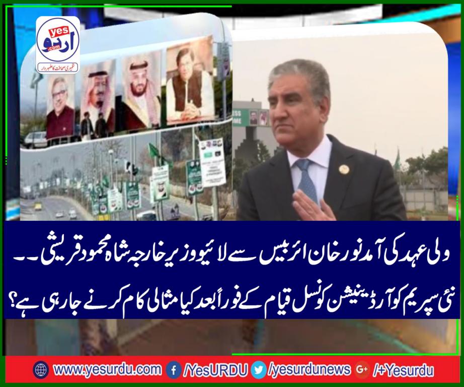 پندرہ سال بعد پاکستان میں اتنی بڑی شخصیت کا تاریخی دورہ، نئی سپریم کوآرڈینیشن کونسل ان تعلقات کا مثالی رخ موڑے گی، شاہ محمود قریشی