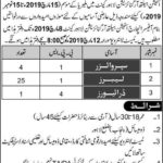 Station Health Organization Lahore Jobs 2019 for 30+ Supervisors, Drivers & Labor Posts