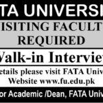 FATA University Jobs 2019 for Teaching Faculty (Walk-in Interviews)