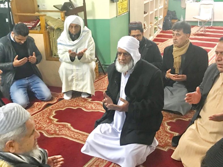 pray, for, uncle, of, malik afzal, and, malik abid, at, mosque, in, paris, after that, haji hussain muzzamil, sibt e muzammil, and, qari farooq ahmed farooqi, visited, his, house, for, condolence