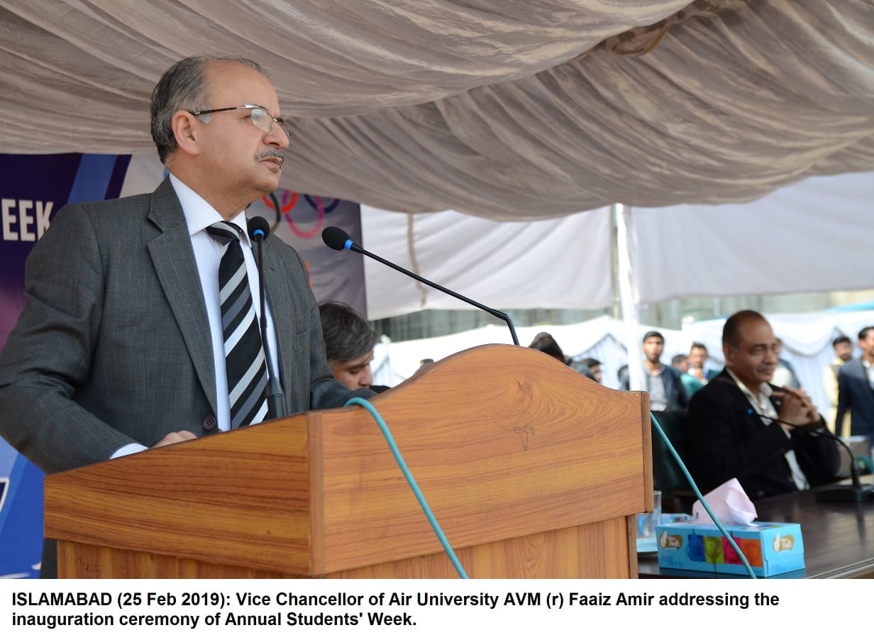 AIR UNIVERSITY, IS, COMMITTED, TO, PROVIDE, QUALITY, PLAYERS, TO, PAKISTAN, IN, ALL, SPORTS, SAYS, VICE CHANCELLOR