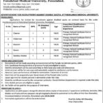 Faisalabad Medical University Jobs 2019 for 6+ Support Staff (Disable Quota)