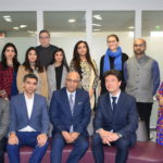 Ambassador of Pakistan to France Mr. Moin ul Haque in a group photo with students and faculty of Urdu Section INALCO