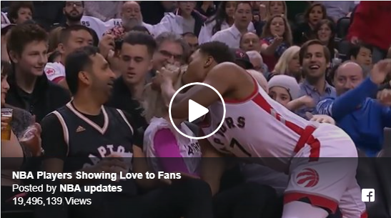 NBA Players Showing Love to Fans