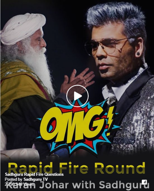 Sadhguru Rapid Fire Questions