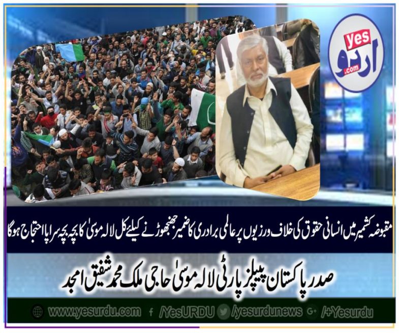 Malik muhammad shafiq amjad, president, ppp, lalamusa