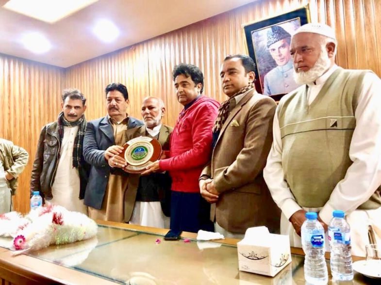 nadem asghar kaira, CHAIRMAN, LOCAL, GOVT, HELD, FAREWELL, FOR, MAQBOOL, AHMED BUTT