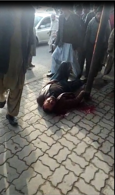 One person injured in a firing of unidentified persons at PSO Petrol Stop near Main Peshawar Road Rawalpindi