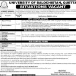 University of Balochistan Jobs 2019 for Academic Internees (Multiple Cities)