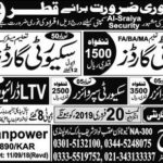 Qatar Jobs 2019 for 100+ Security Guards Posts (Walk-in Test/Interviews)