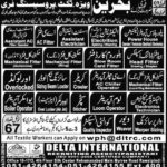 Delta Internation Jobs 2019 for Bahrain Available for 100+ Technician, DAE and Other Posts