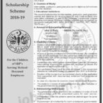 State Bank of Pakistan Merit Scholarship Scheme 2019
