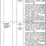 Jinnah Hospital Lahore / AIMC Jobs 2019 for Teaching Faculty