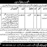 Agriculture Research Faisalabad Jobs 2019 for Stenographer (Disable Quota)