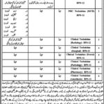 District Health Officer Chitral Jobs 2019 for Paramedical / Technicians