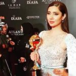 mahira khan, to, awarded, by, arab, media, and, lebnan