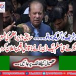 The PML (N) declared unbelievable as the former Prime Minister's corrupt nature