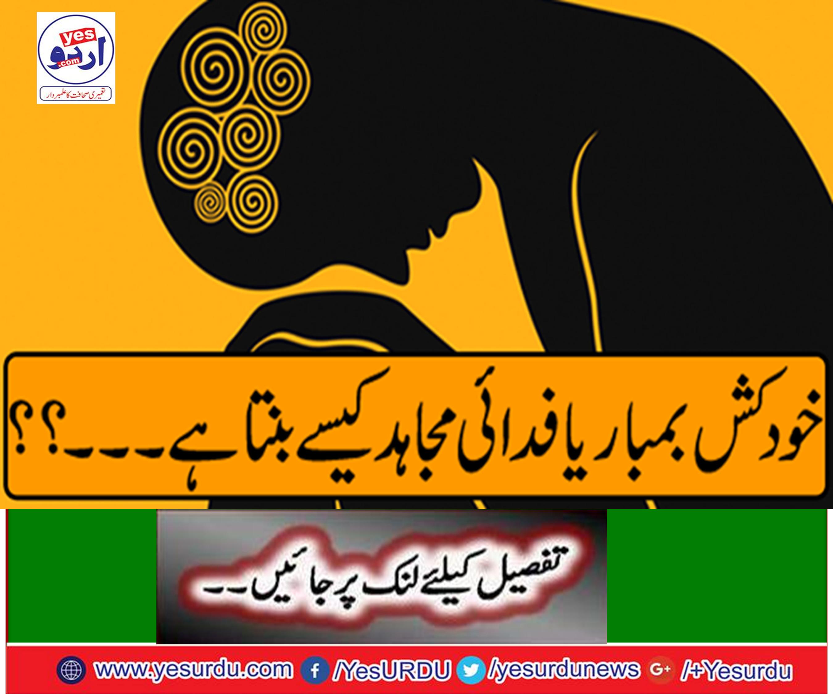 How does a suicide bomber or a fanatic mujahid make?