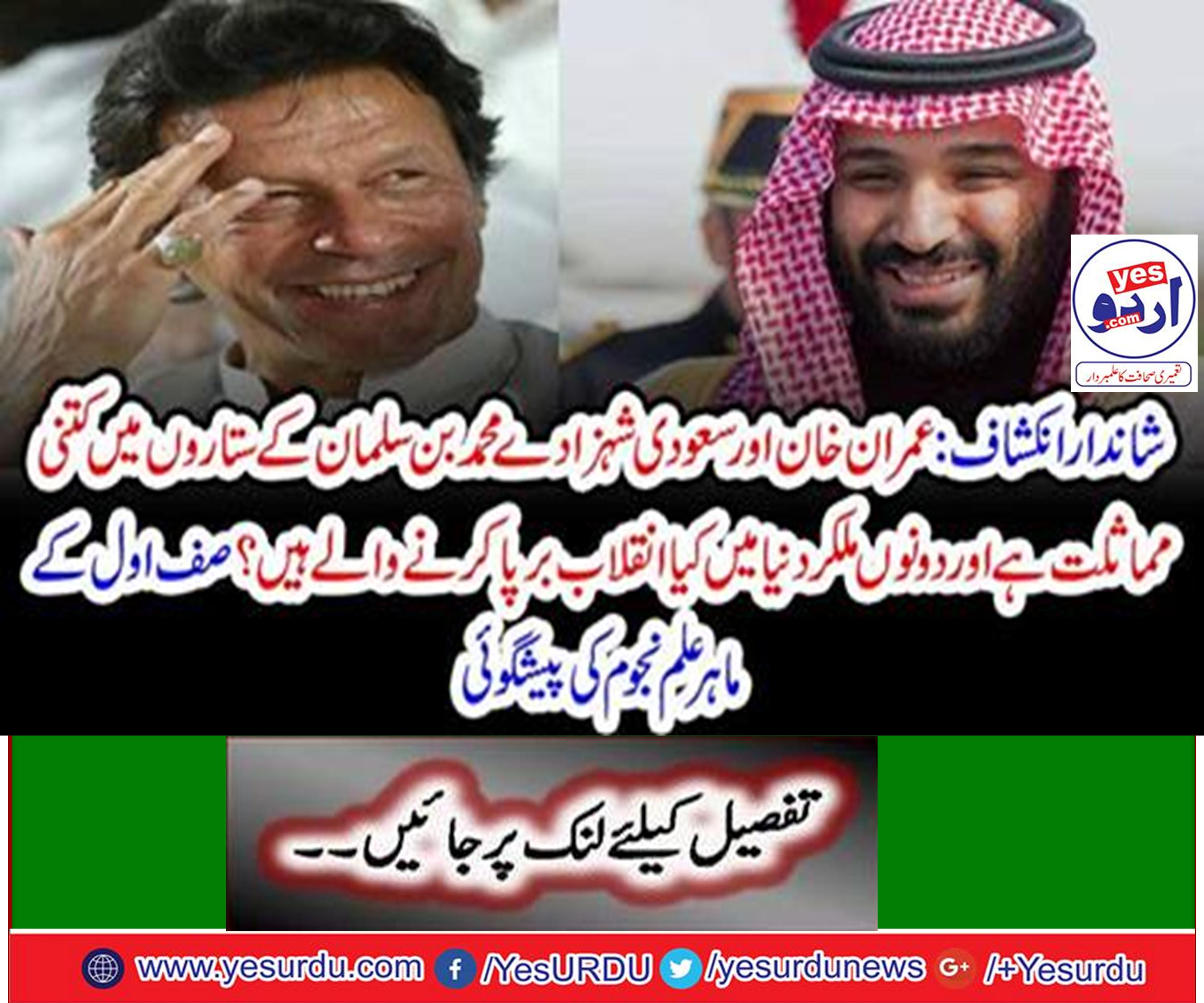 Saudi crown prince Mohammed Bin Salman and Prime Minister Imran Khan are very similar to him, Austro Palmist Professor Fazal Karim Khan