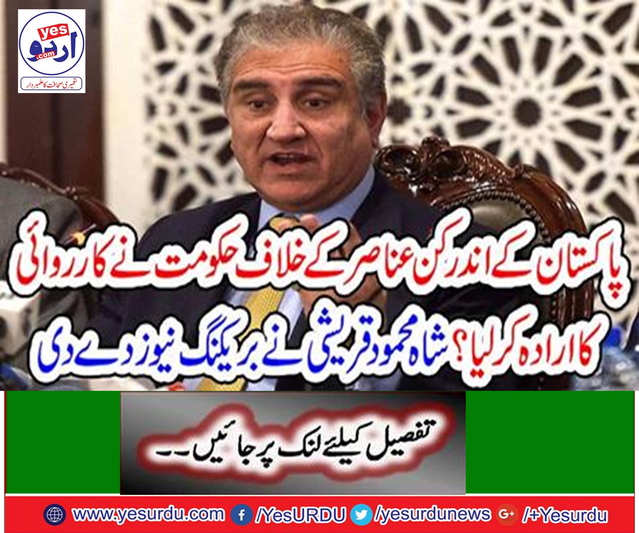 Government intends to take action against internal elements of Pakistan?