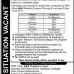SPS College Swat Jobs 2019 for PTI & Teaching Staff