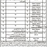 DHQ Chitral Jobs 2019 for Jr Clerk, Medical and Clinical Technicians