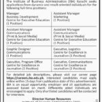 IBA Karachi Jobs 2019 for Admin, Logistics, Marketing, Communication, Executives & Management Posts