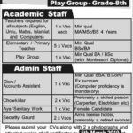 Fauji Foundation Jobs 2019 for Teachers, Clerks, Accounts & Support Staff (Rahim Yar Khan)