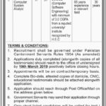 Cantonment Board Clifton / Karachi Jobs 2019 for IT / System Analyst Posts